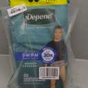 Depend Fresh Protection Adult Diapers, Incontinence Underwear for Men, Disposable, Maximum, Small/Medium, Grey, 32 Count