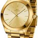 LN LENQIN Mens Watches Waterproof Stainless Steel Watch for Men Analog Quartz Fashion Business Designer Wristwatch