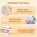 30 Read and Rhyme Flip Books, Word Family Build Book, ABC Vocabulary Flashcards, Alphabet Flashcards, Fun Reading & Rhyming Flipping Activity Books