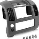 Center Dash Console Panel Compatible with Nissan Frontier 2005-2020, Center Instrument Console Panel Bezel Cover Replacement Part Number 68259-ZP16D 68259 ZP16D 68259ZP16D, Gary 