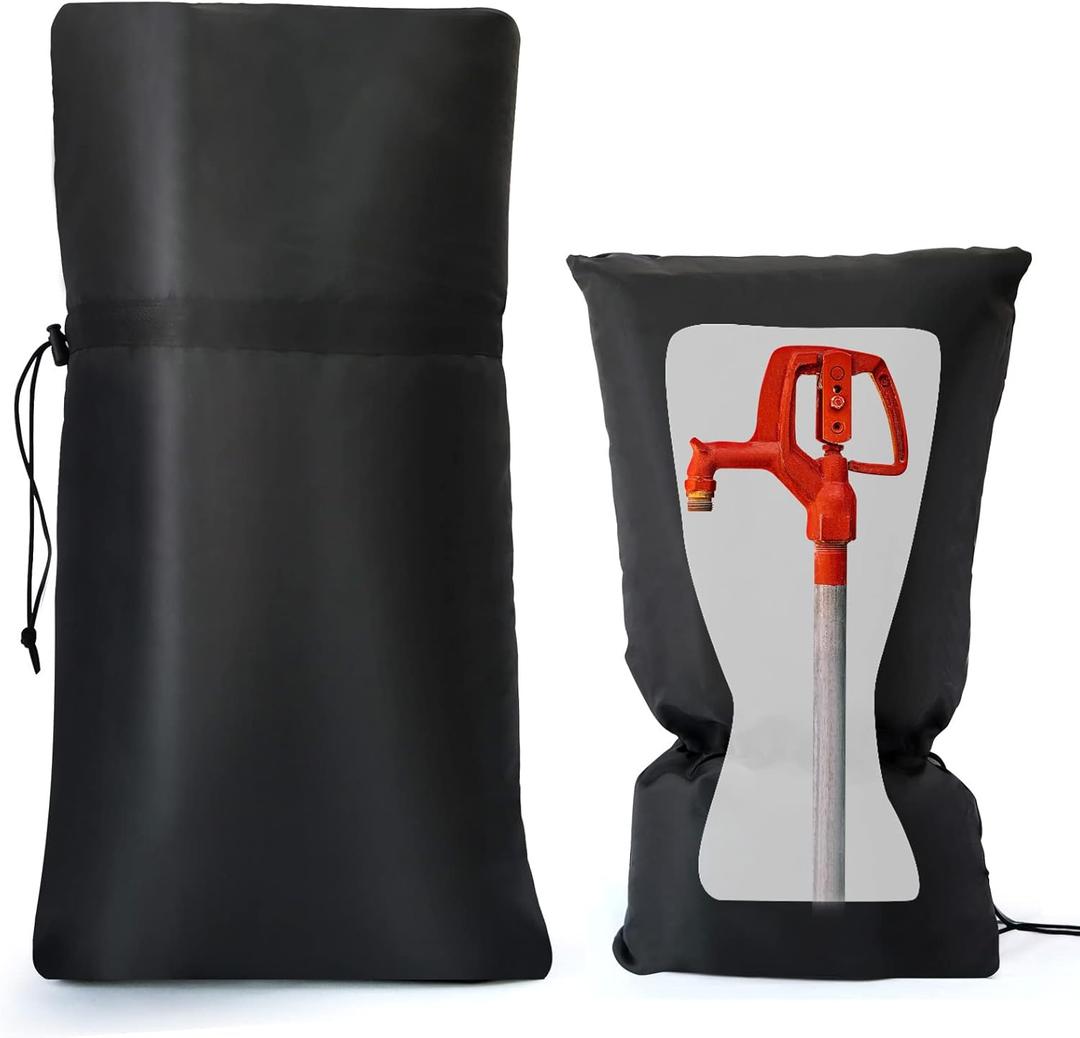 Outdoor Faucet Covers for Winter 25"X14" Hose Bib Covers for Winter Freeze Protection,Reusable Thicker Waterproof Insulated Spigot Cover