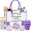 Grandma Gifts, Mothers Day Birthday Gifts for Grandma, Christmas Ideas Present for Grandmother Basket Set of 7