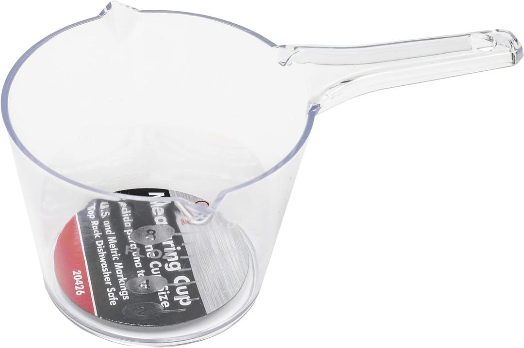 Chef Craft Select Plastic Measuring Cup, 1 Cup, Clear