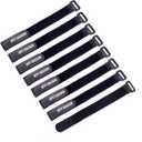 RC Lipo Battery Straps 20mm x 250mm Non-Slip Rubberized Battery Tie Down Straps for RC Drone Boat Car(8Pcs)