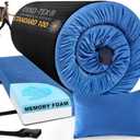 Sleeping Pad,3-inch Thick Memory Foam Camping Mattress,Portable Roll-Up Mat for Car/Tent/Floor/Cot/Travel,Comfortable Pad for Guests Sleepover. Size 72"L x 24"W x 3"Th