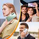 2 x SPIDERCASE for Samsung Galaxy A35 5G Case, [10 FT Military Grade Drop Protection][Not Yellowing][2 Pcs Screen Protectors & Camera Lens Protectors] Slim Case for Samsung A35 6.6 inch,Clear