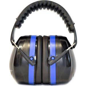 G & F Products 34dB Highest NRR Safety Ear Muffs - Professional Ear Defenders for Shooting, Adjustable Headband Ear Protection/Shooting Hearing Protector Earmuffs Fits Adults to Kids (Blue) (One Size)