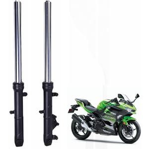 2x Front Brake Suspension Fork Inner Tubes Pipes Compatible with Kawasaki Ninja 400 EX400 (2018-2024) 41x815mm