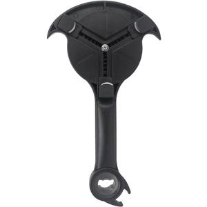 5-in-1 Multi-Purpose Can Opener Bottle Jar Lid Opener Kitchen Tool Adjustable Locking Mechanism Ergonomic Grip Black