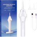 Earwax Remover Suction with LED Lamp, Low Noise, Electric Earwax Suction with 4 Washable Replacement Heads, White