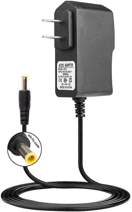 Universal 12V Power Cord for Sony Blu-Ray DVD Player,AC Adapter for Sony BDP-S5200 BDP-S3200 BDP-S6700 BDP-S3500 BDP-S5700 Blu-Ray DVD Player.Replacement for Sony AC-M1208/M1210/M1215UC AC Adapter