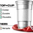 Top Cup Aluminum Party Cups, Stealth Design, 12oz, 50 Count, 12oz - 50ct