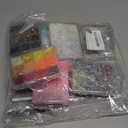 52500Pcs Bedazzling Kit with 7 Box  59 Colors Rhinestones, 3mm Flatback Sparkling Gems with 410ml B7000 Jewelry Glue, Tweezers & Pickup Pen for Nail Art, Crafts, Clothing, Diamond Painting (Set 01)