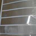HVAC Premium 30'' x 24'' [Duct Opening] Flat Stamped Steel Return Air Grille - Sidewall and Ceiling - HVAC Vent Duct Cover - White [Outer Dimensions: 31.75''w X 25.75''h]