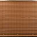 Radiance Cordless Outdoor Shades for Porch, Patio & Windows - Waterproof PVC Blinds for Indoor & Outdoor - Roll-Up Patio Privacy Screen for Diffuse Sunlight - Woodgrain - 48" W x 72" L - (3321246)