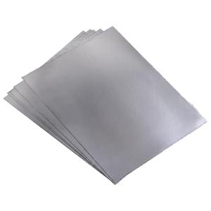 PATIKIL Flexible Graphite Foil Graphite Gasket Sheet Graphite Foil Sheet 250x200x0.6mm, Pack of 5