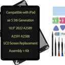 10.9" LCD Screen Replacement Compatible with iPad air 5 5th Generation 2022 A2589 A2591 A2588 Display LCD Assembly and Glass Touch Digitizer Premium Repair Kit