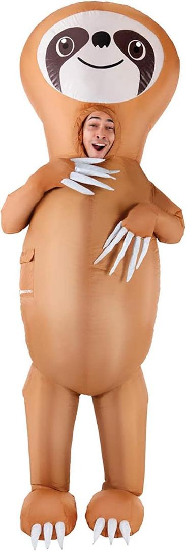 Morph Sloth Inflatable Costume Adult, Inflatable Costume Sloth, Sloth Halloween Costume, Inflatable Sloth Costume, Blow Up Sloth Costume, Inflatable Costumes Adult Funny