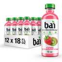 Bai Antioxidant Infused Water Beverage, Kupang Strawberry Kiwi, with Vitamin C and No Artificial Sweeteners, 18 Fluid Ounce Bottle, 12 Pack BB 1/10/26