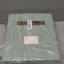 DECOMOMO Storage Bins, Cube Storage Bin with Labels, Fabric Storage Cubes for Shelves (10.5" x 11" / 6pcs, Sage Green)