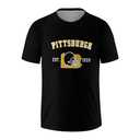 Men's Football Shirts Short Sleeve City Map Helmet T-Shirt Team Color Game Day Apparel Fans Gift Small