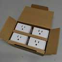 Kasa Smart Plug HS103P4, Smart Home Wi-Fi Outlet Works with Alexa, Echo, Google Home & IFTTT, No Hub Required, Remote Control, 15 Amp, UL Certified, 4-Pack, White