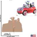 Cardboard People Mickey Mouse Car Ride Life Size Cardboard Cutout Standup - Disney's Mickey Mouse Clubhouse, One Size