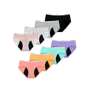 Teens Girls Period Underwear Kids Period Panties Menstrual Leakproof Protective Underwear Size XXL