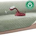 Turquoize 100% Waterproof Couch Cover Sofa Covers Washable Couch Covers for 3 Cushion Couch Sofa Pet Friendly Triple Non-Slip Couch Cover for Dogs Furniture Covers for Pets, Kids,Dog (Sofa 70", Sage)