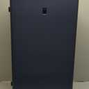 LEVEL8 Trunk Luggages, 28 Inch Luggage with Spinner Wheels, Luminous Textured Checked Large Hard Shell Lightweight with Tsa Lock, Navy