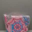 Pink Spider Pinata Spider Pinata with Blindfold Stick and Confetti Spiderweb Ghost Birthday Party Decoration Game Supply 12 x 12'', Small, Fillable for Candy and Treats