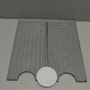 Kitchen Faucet Absorbent Mat - Large Diatomaceous Earth Splash Guard for Sink Faucet, Aesthetic Water Absorbing Stone Tray in The Modern Home (Grey, 23.6" x 5.5") (Gray)