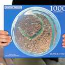 2 x 1000 Piece Round Jigsaw Puzzle of Venice, Italy - Challenging & Educational Art for Adults & Kids - Unique Panoramic Photo of City of Venice - 26.6 Inch Circular Puzzle