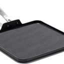 OXO Enhanced 11" Griddle Pan, PFAS-Free Ceramic Nonstick, Durable Hard Anodized Cookware, Scratch Resistant, Stainless Steel Handle, Good Grips, Dishwasher Safe, Oven safe, Black