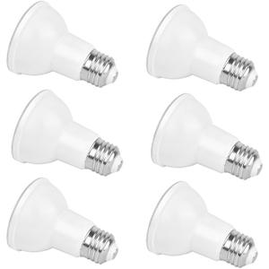 6-Pack Par20 Dimmable Led Bulbs Daylight 40 Degree Narrow Flood 120V 7W -50W Replacement 5000K E26 Base