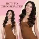 GOO GOO Tape in Hair Extensions Human Hair, 4A Chocolate Brown, 16inch 50g 20pcs, Skin Weft Seamless Invisible, Silky Straight with Thick Ends, Remy Human Hair