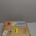 Furologee White 6 Tier Bookshelf with Drawers, Tall 71" Bookcase with Shelves, Modern Wood and Metal Bookshelves Storage Organizer, Display Free Standing Shelf Unit for Bedroom, Living Room, Office