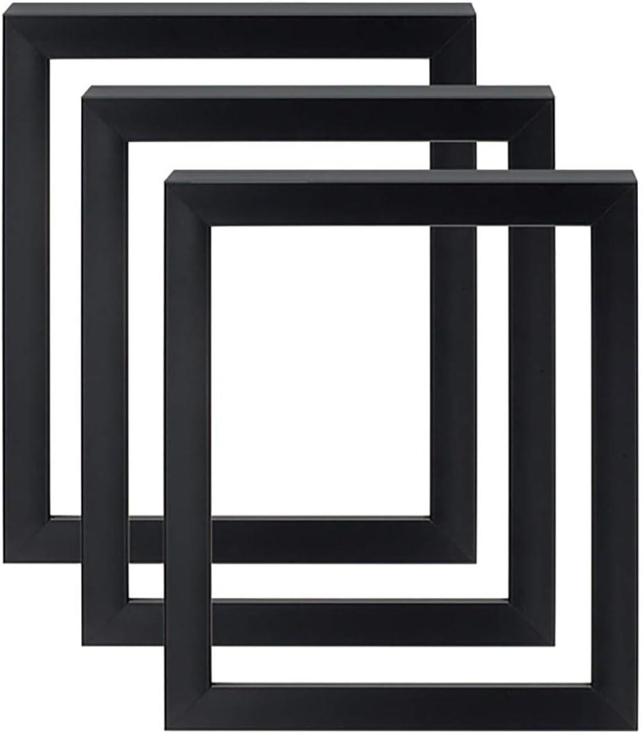 Creative Mark Gotham Deep Gallery Frames - 3 Pack of Professional Gallery Frames for Canvas, Paintings, Presentation & More! - [Black - 16x20]