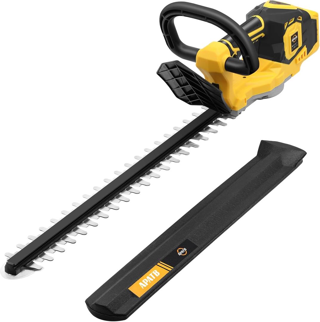 Cordless Hedge Trimmer for DEWALT 20V MAX Battery, 20-inch Electric Bush Shrub Edge Trimmer, Brushless Motor, Powerful & Lightweight (Only Tool)