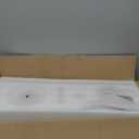 60 Inch low profile ceiling fan, Brushed Nickel Large Ceiling Fan no Lights, 6-Speeds, Quiet Reversible DC Motor, Indoor/Outdoor Ceiling Fans no light for Patios, Living Room, Bedroom