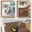 Stair Treads for Wooden Steps Indoor, (15 in Pack, Brown, 30"X8") Peel and Stick Stair Tread,Stair Runners, Non-Slip Carpet Stair-Treads for Kids, Elders & Pets, Machine Washable, Reusable