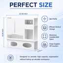 Metal Protective Wear Organizer, PPE Glove Mask and Gown Storage Dispenser
