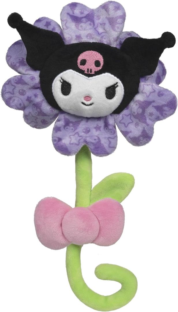 Hello Kitty and Friends 14-inch Kuromi Purple Plush Special Occasion Flower with a Bendable Stem - Giftable Packaging - Officially Licensed - Ages 6+
