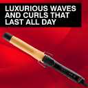 CHI Tourmaline Ceramic Curling Iron, Professional Hair Curler for Smooth, Frizz-Free Curls, Adjustable Temperature, Auto Shut-Off & 6.5 ft Swivel Cord, 1.5" Barrel