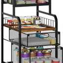 SWTYMIKI Rolling Cart with Drawers  Metal Utility Cart with Wood Shelf, DIY Divider and Locking Wheels, Craft & Art Cart Organizer for Under Desk Storage for Home Office Studio, Espresso