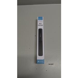 SIMPLETASTE Milk Frother Handheld Electric Foam Maker, Drink Mixer with Stainless Steel Whisk for Cappuccino, Bulletproof Coffee, Latte, Black, without Stand, USB-C Rechargeable