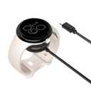 Watch Fast Charger for Google Pixel Watch 3/2 Smart Watc h Charger Replacement, Magnetic Charging Cord for Google Fitbit Ace LTE,Versa 4/3,Sense 2 20W USB C Fast Charging Cable Adapter (2, White)