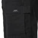 Wrangler Authentics Mens Relaxed Fit Stretch Cargo Pant (Black) size 5/2