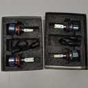 Compatible For Ford F150 2015 2016 2017 2018 2019 2020 2021 2022 2023, High Beam+Low Beam+Fog Light Bulbs Combo, 6500K White, 400% Brightness with Cooling Fan, Plug and Play, Waterproof, Pack of 6