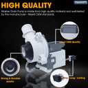 Upgraded 290D1201G003 B30-3A02 290D1201G001 Washer Water Drain Pump Motor Replaces For GE, Hotpoint HTW200ASK0WW HTW200ASK1WW HTW200ASK2WW HTW200ASK3WW HTW240ASK2WS HTW240ASK3WS HTW200ASK4WW